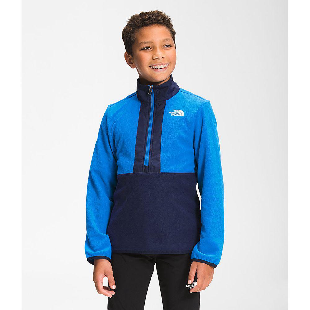 The North Face Glacier ¼ Zip Παιδικα Pullover - Μπλε (MWHD54609)